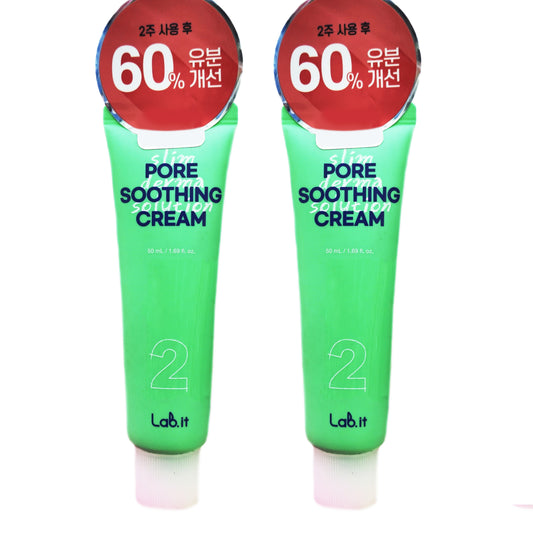 1+1/LaB it by Pore Soothing Cream 50 mlx2ea/Gel/Dry &Oily Skin/Brightening/Korea KP