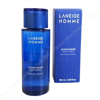 Laneige Homme Active Water Skin Toner 180ml/6.08 fl oz.for men/Anti-Dryness