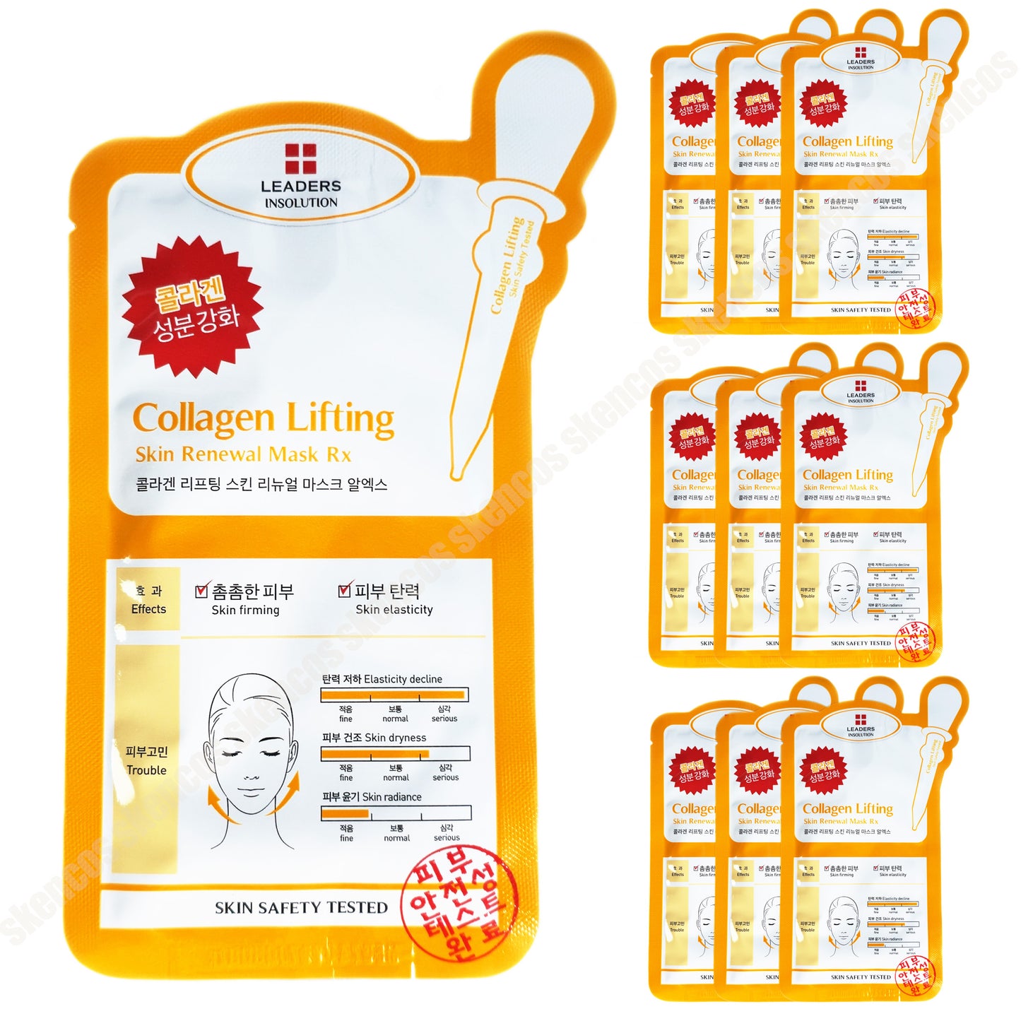 Leaders Insolution Collagen Lifting Skin Renewal Mask RX 10ct/Firming/Daily