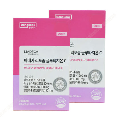Dongkook Madeca Liposome Glutathione C (20 Sachets) x 2 Boxes