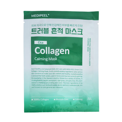 10 ct/Medipeel Cica Collagen Calming Mask 30ml/Sebum/Blemishes/Pore/Oily Skin