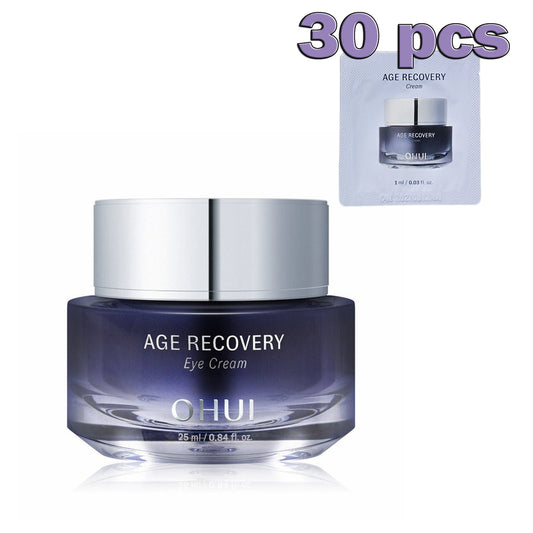 OHUI Age Recovery Крем для глаз 25мл+пробник крема 60шт/60мл/Антивозрастной/Темные круги 