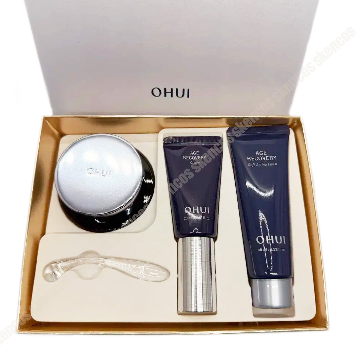 OHUI Age Recovery Eye Cream 50ml+Cream 20ml/Big Size/Visible signs/Dark circles/Collagen