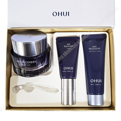 OHUI Age Recovery Eye Cream 50ml+Cream 20ml/Big Size/Visible signs/Dark circles/Collagen