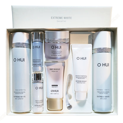 OHUI Exreme White Set/Skin/Emulsion/Cream+Suncream+Kits/Brightening