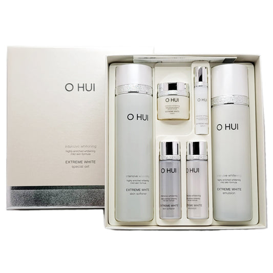 OHUI Extreme White Duo Set/Toner+Emulsion+Kits/Aufhellung/Dunkle Flecken/Vitamin 