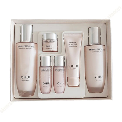 OHUI Miracle Moisture Duo Set/Toner+Emulsion/Pink Barrier/Glow/Renewed