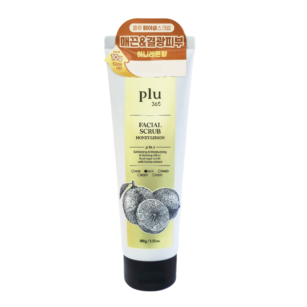 PLU 365 Facial Scrub - Honey Lemon (2-Pack Bundle)