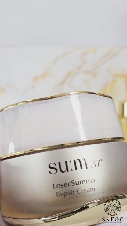 Sum37/Su:m37-Losec Summa Repair Cream 50ml+ Refill 50ml Set / Travel Kit