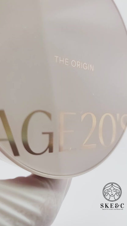 AGE 20's The Origin Essence Pact+Refill 1EA set/Glow/Foundation/Yellow/Red Skin