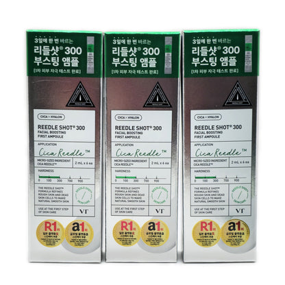 3 Pack/Reedle Shot 300 Facial Boosting First Ampoule 2ml x 18ea/Night Care