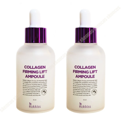 Rokkiss 胶原蛋白紧致提升安瓿 55ml x 2EA/3.7 液量盎司/高浓度