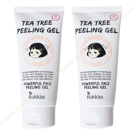 Rokkiss Teatree Peeling Gel 120mlx2EA/8.11 oz/Best Awards in Korea/Exfoliating