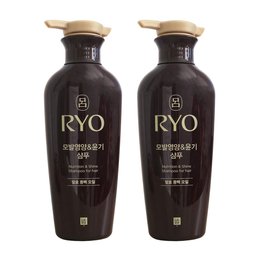  RYO Hair Nutrition & Shine Shampoo Duo Set (400ml x 2)