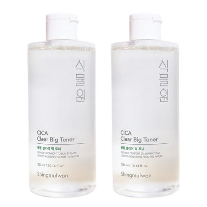 Shingmulwon Cica Clear Big Toner 300 ml/10.14 fl.oz./Sensitive Skin/Korea