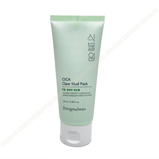Shingmulwon Cica Clear Mud Pack 100 毫升/3.37 液量盎司/敏感肌肤/毛孔/皮脂