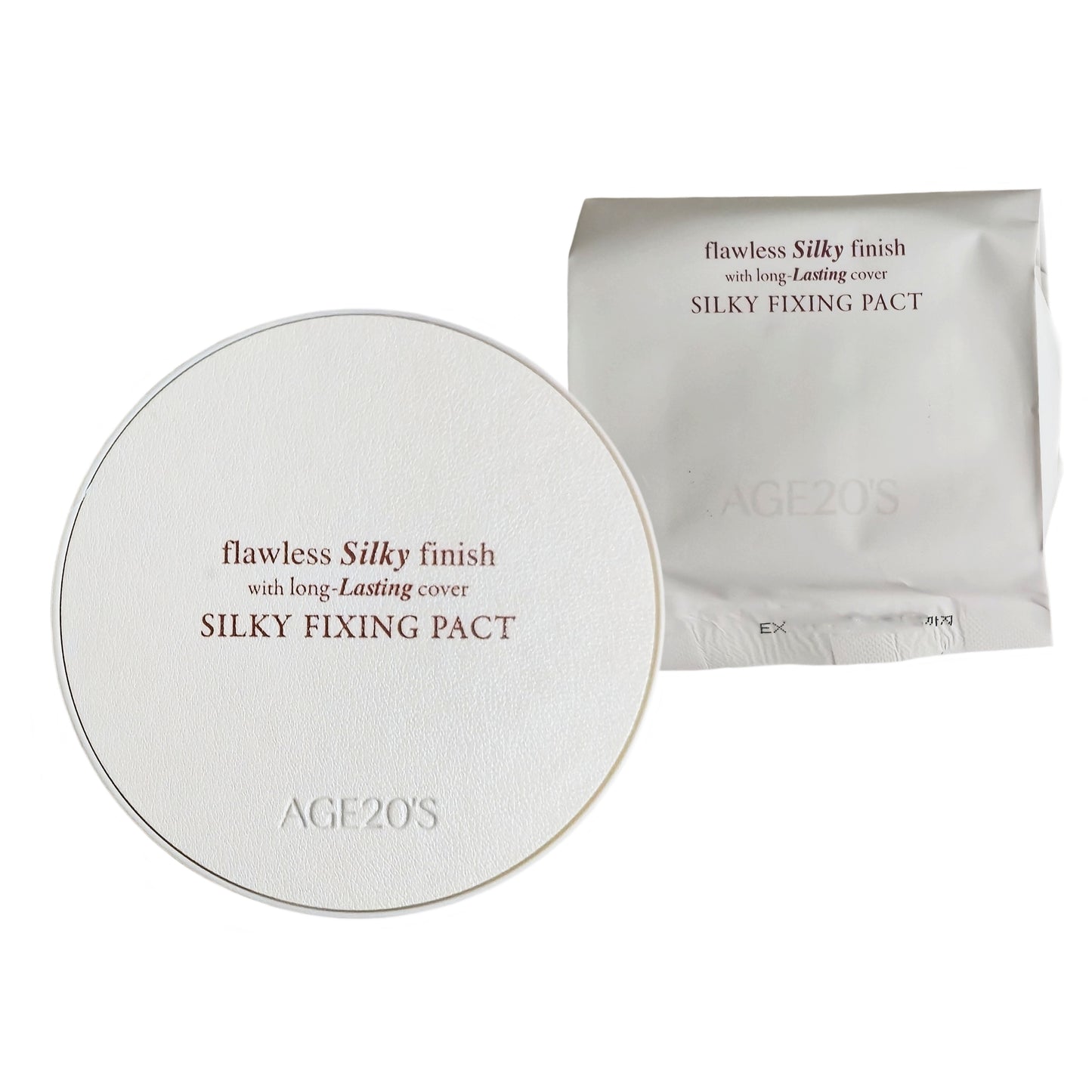 AGE 20'S 丝滑定妆粉饼 14g+ 补充装 14g/70 小时/乳霜/防汗/收毛孔