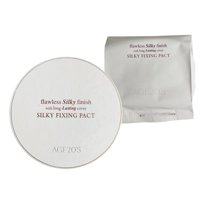 AGE 20'S 丝滑定妆粉饼 14g+ 补充装 14g/70 小时/乳霜/防汗/收毛孔