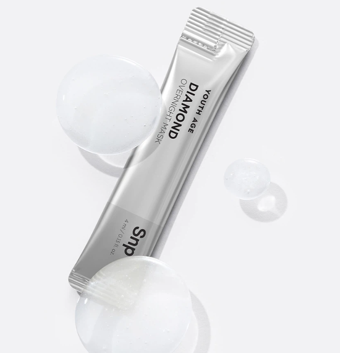 5 Pack- 50 Sticks- SNP Youth Age  Diamond Sleeping Mask 4ml x 10 Sticks