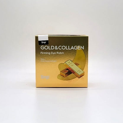 SNP Gold Collagen Ampoule Mask/10ct+Eye Patch(60 Patches/Jar)Wrinkle/Glow/3 Free