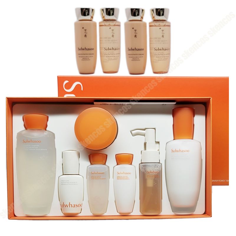 Sulwhasoo Essential Firming 7pcs Special Set+Ginseng Duo Kits/Toner+Emulsion