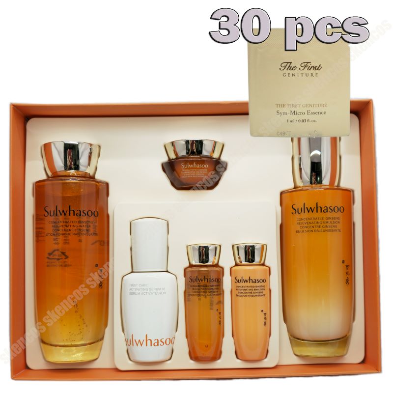 Sulwhasoo Ginseng Renewing Skincare Set+OHUI Sym-Micro Essence 30EA/O HUI