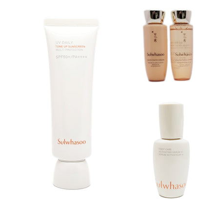 Sulwhasoo UV Daily Tone Up Sunscreen Multi Protection 50ml +Serum15ml+Kits25ml