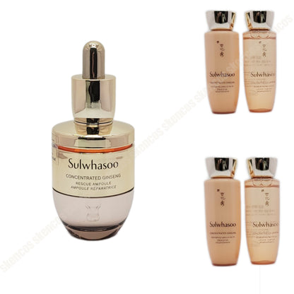 Sulwhasoo Concentrated Ginseng Rescue Ampoule 20g+Ginseng Renewing Duo Kits 2Set