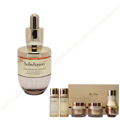 Sulwhasoo Concentrated Ginseng Rescue Ampoule 20g+OHUI/O HUI 5 Items Kit/Set