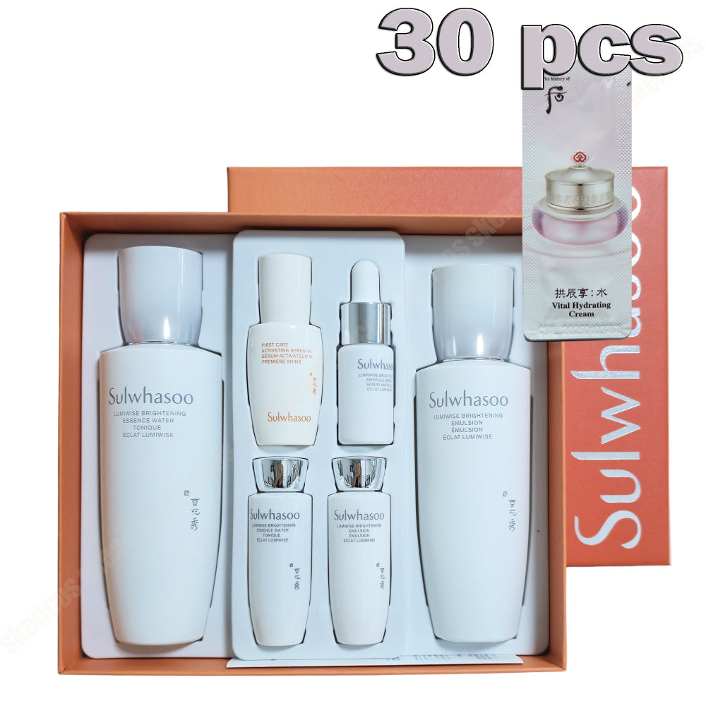 Sulwhasoo Lumiwise Brightening Luxury Ritual Set+Hydrating Cream 30ea