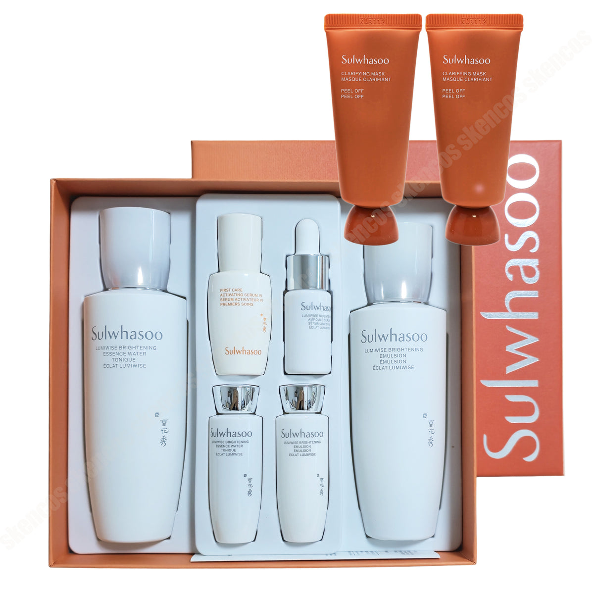 Sulwhasoo Snowise Brightening Duo Set /Pigment+ Clarifying Mask EX 70ml/Peel Off