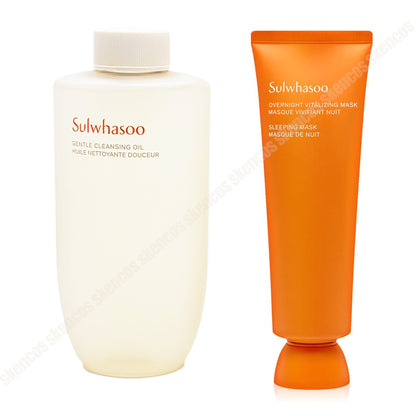 Sulwhasoo Gentle Cleansing Oil 200ml+Overnight Vitalizing Mask EX 35mlx2EA/2.3oz