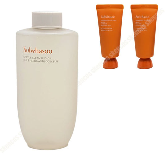 Sulwhasoo Gentle Cleansing Oil 200ml+Overnight Vitalizing Mask EX 35mlx2EA/2.3oz