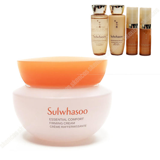 Sulwhasoo Essential Firming Cream EX 75 мл + женьшень, обновляющие наборы для ухода за кожей, 4 шт.