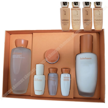 Sulwhasoo Essential Skincare Duo Set+Ginseng Travel Kits 25ml/Toner+Emulsion