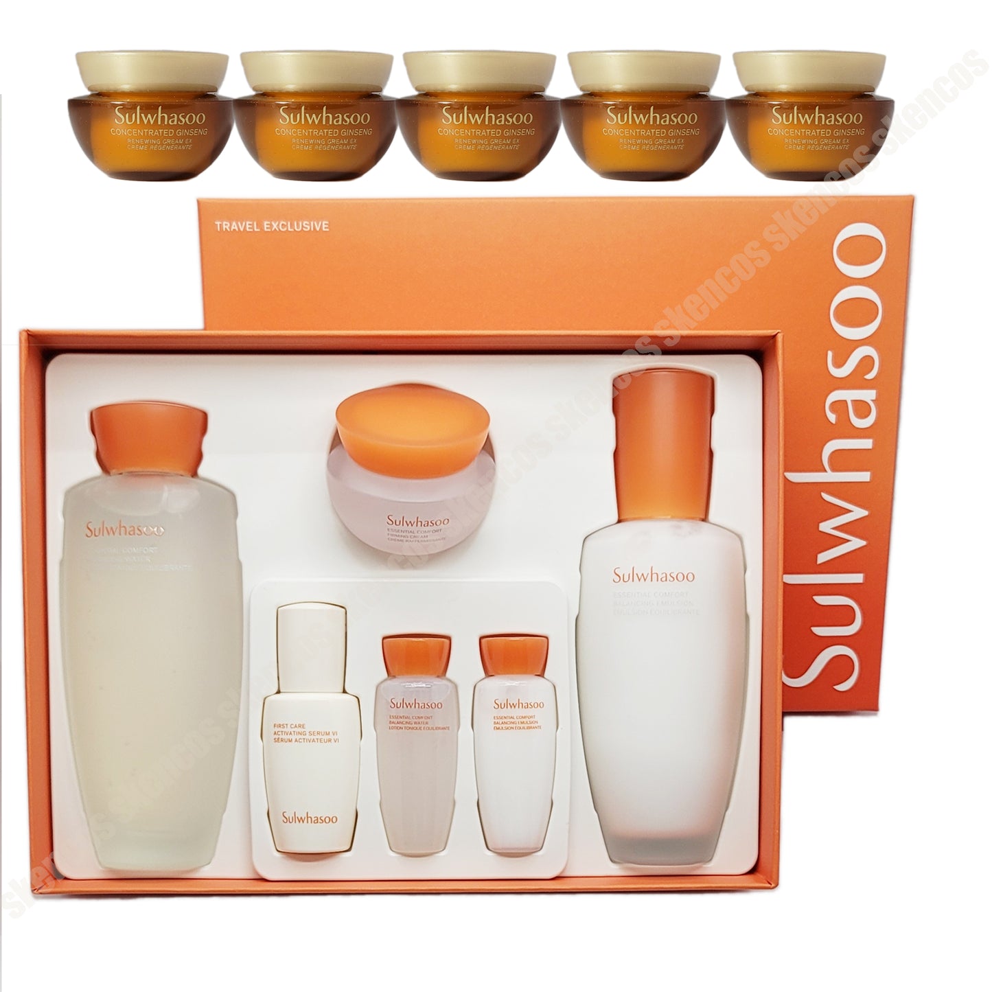 Sulwhasoo Essential Skincare Set+Concentrated Ginseng Renewing Cream 25ml