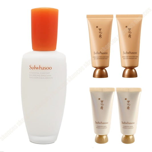 Sulwhasoo Essential Balancing Emulsion EX 125 ml / Ohne Etui + Peel-Off/Nachtmaske 