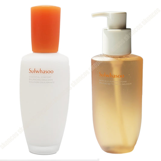 Sulwhasoo Essential Balancing Emulsion EX 125 ml/ohne Hülle + sanfter Reinigungsschaum 200 ml