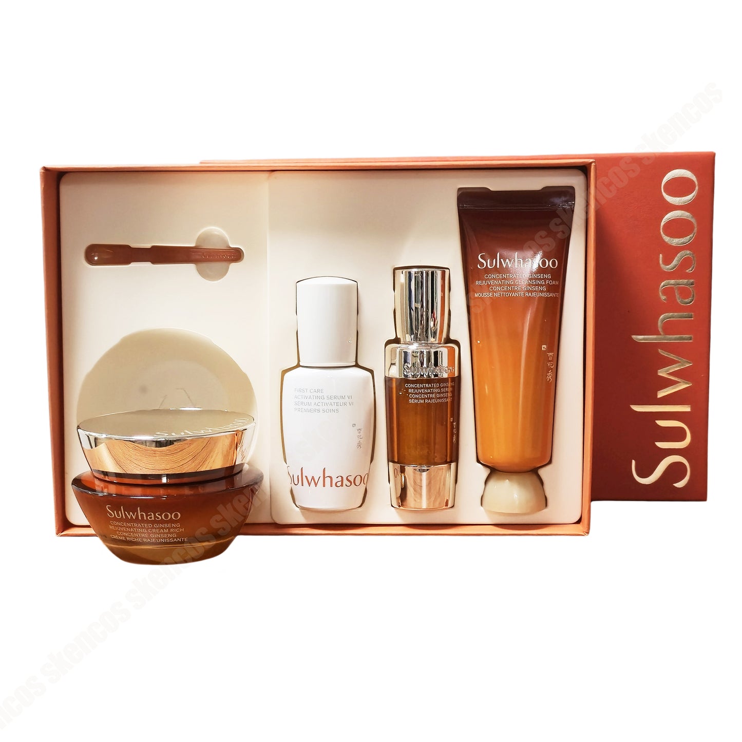 Sulwhasoo Concentrated Ginseng Rejuvenating Cream Rich 1.69 oz.+Kits Set