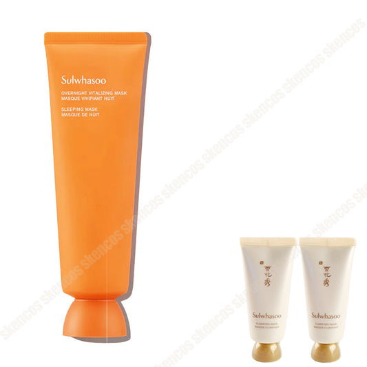Sulwhasoo Overnight Vitalizing Mask EX 120 ml + Clarifying Mask EX 70 ml/Poren 