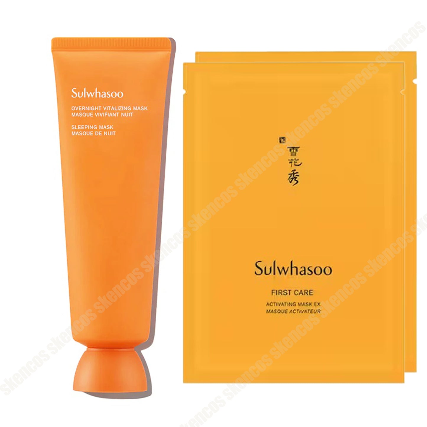 Sulwhasoo Overnight Vitalizing Mask EX 120ml+Activating Mask 2 Sheets/ Dryness