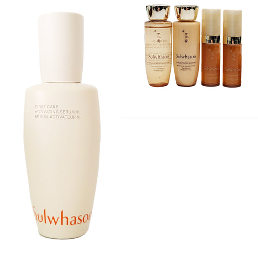 Sulwhasoo  First Care Activating Serum 90ml+4 Ginseng Kits/Antiaging/No Case
