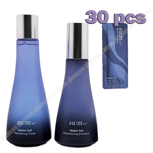 Sum 37 Water Full Marine Relief Skin Refresher + Gel Lotion + Essence 30EA/su:m37