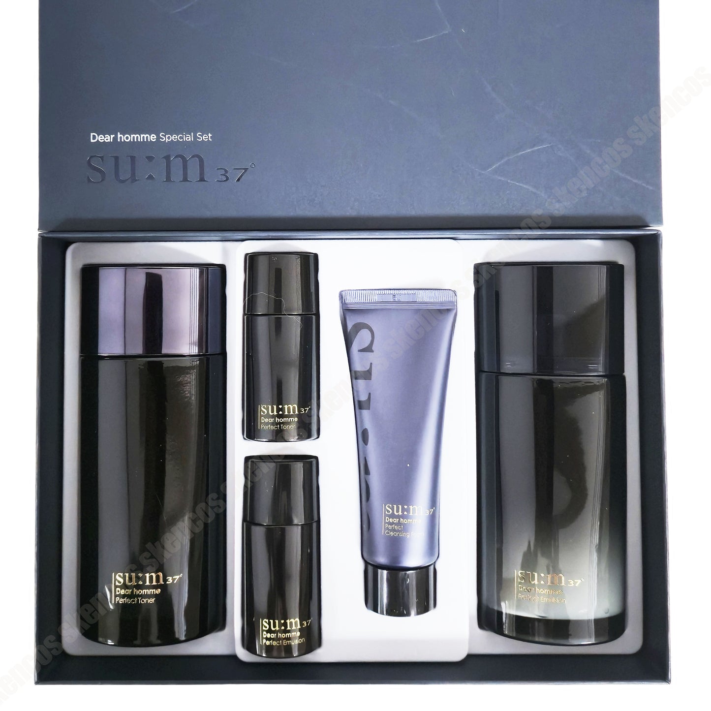 Sum37 Dear Homme Duo Set/For Men/Toner+Emulsion+Gift Travel Kit/Whitening/su:m37
