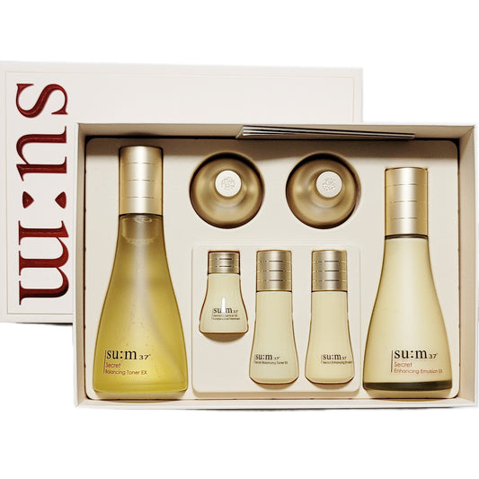 Sum 37-Su:m 37 Secret Special Set/Toner+Emulsion+Travel Kits/Moisturizer/Firming