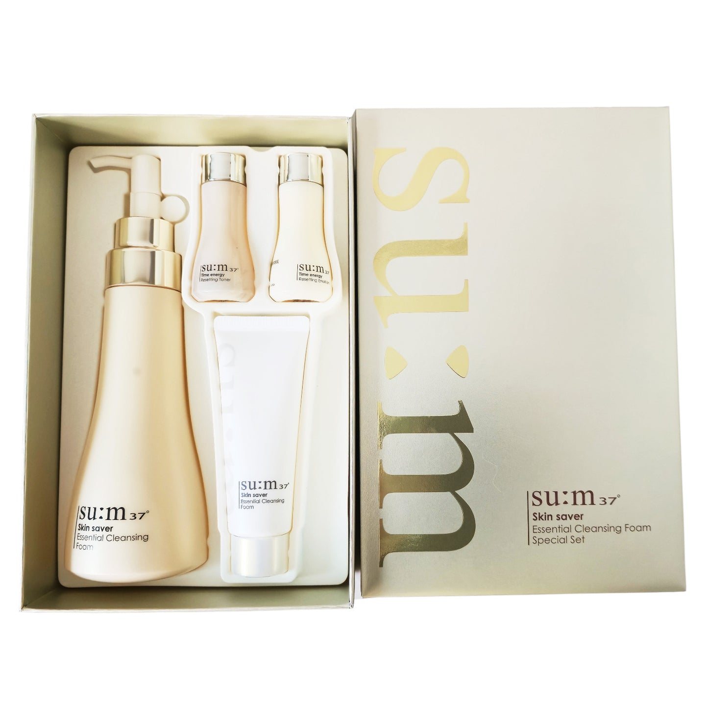 🌟 SU:M37° Skin Saver Essential Cleansing Foam Special Set