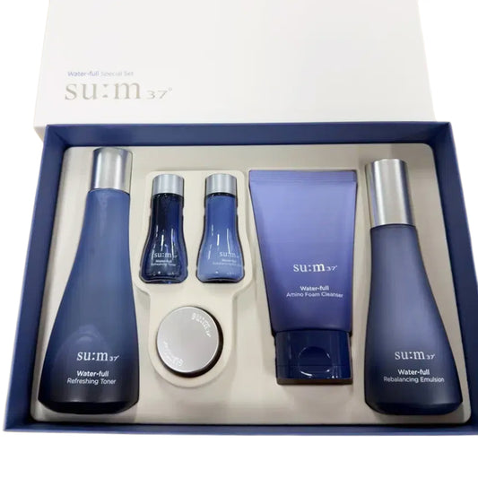 Sum37 Water full 2 Items Special Gift Set/Skin/Gel Lotion+Kits/su:m/Marine