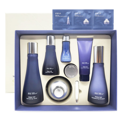 Sum37 Water full 3 kinds Special Gift Set/Skin/Gel Lotion/Cream+Kits/su:m/Marine