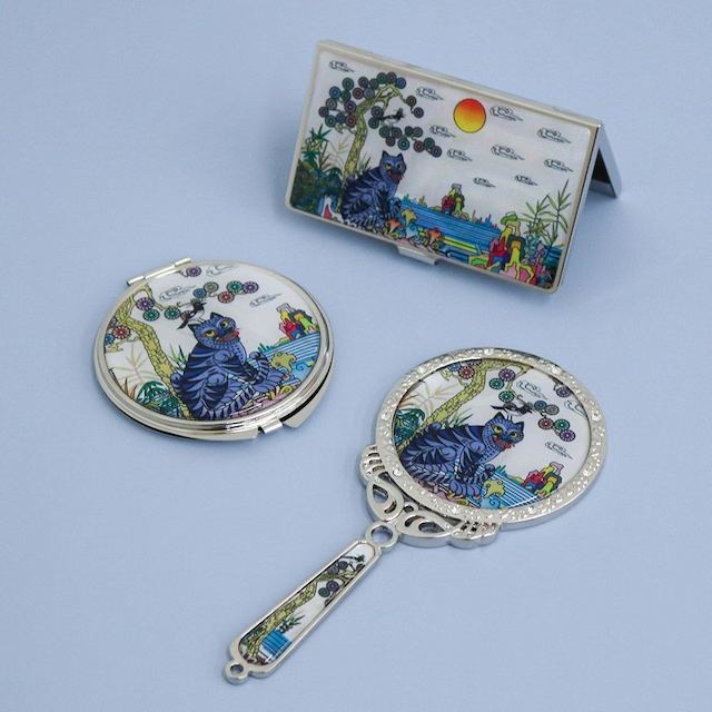 Hojakdo (Picture of a Tiger and a Magpie) Hand Mirror/ Business Card Case/ K-pop Demon Hunters Motif
