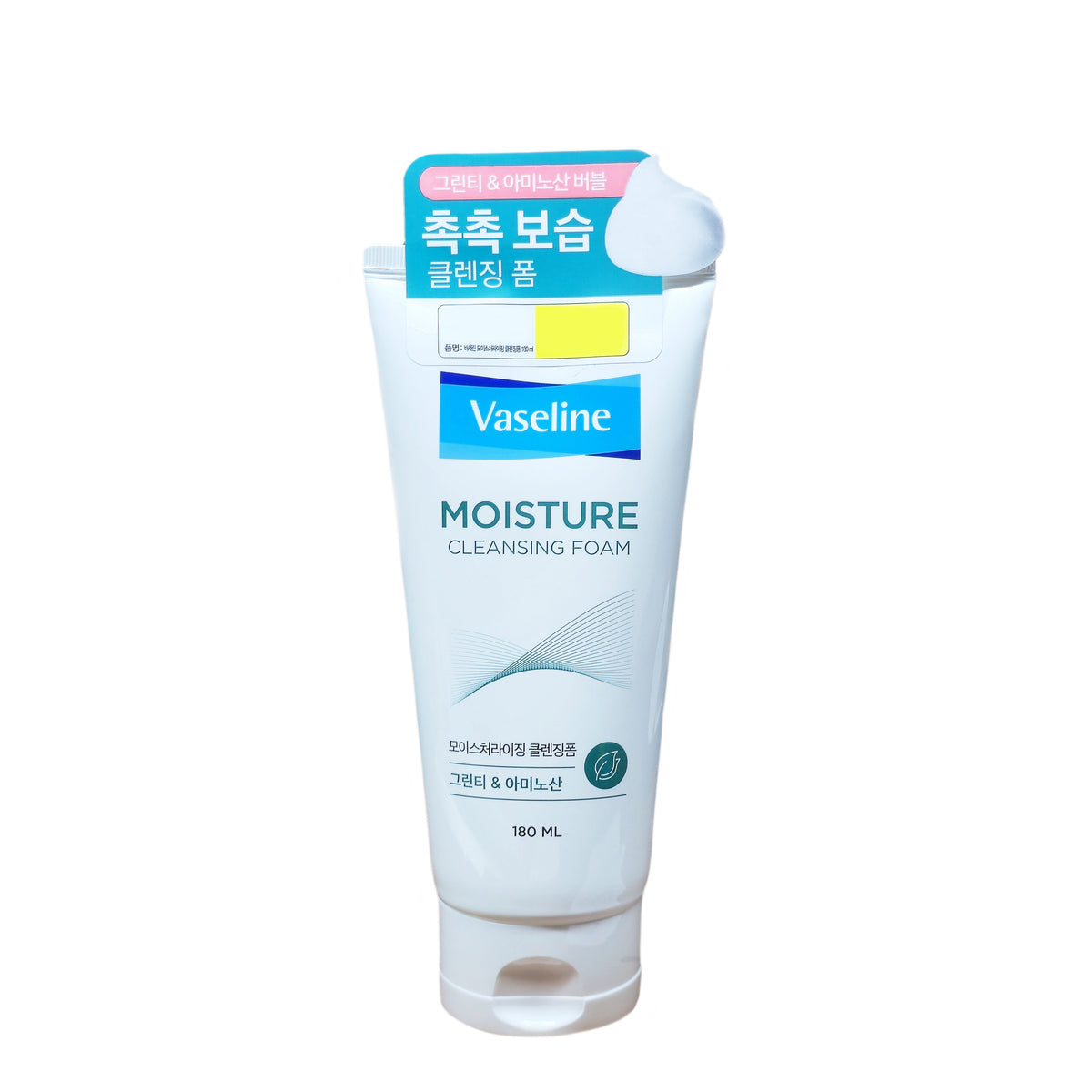4EA- Vaseline Moisture Cleansing Foam 180ml /6 oz x 2ea-Soothing-Soft